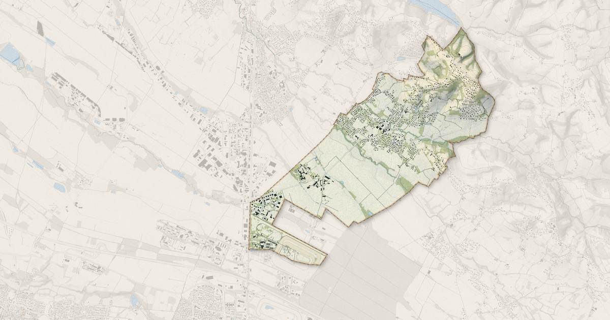 Portrait cartographique de Montardon : relief, eau, forêts, bâti et voies, calculés à partir des données de l'IGN