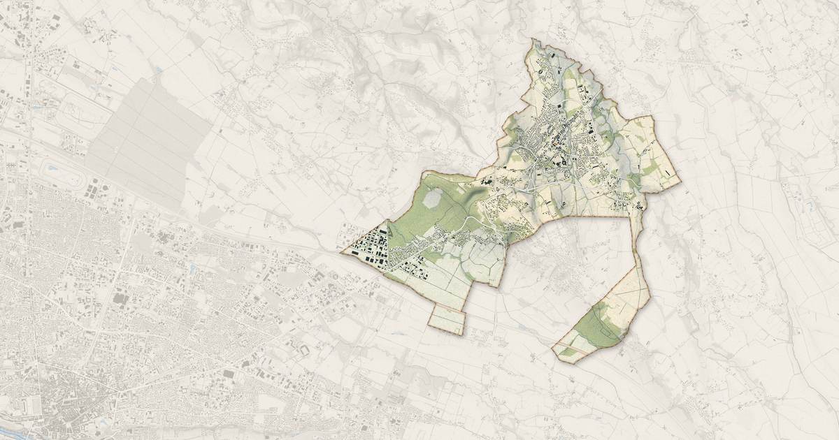 Portrait cartographique de Morlaàs : relief, eau, forêts, bâti et voies, calculés à partir des données de l'IGN