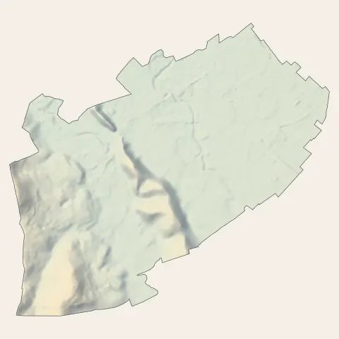 Mourenx : relief