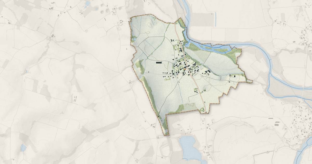 Portrait cartographique de Saint-Dos : relief, eau, forêts, bâti et voies, calculés à partir des données de l'IGN