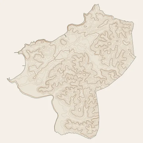 Saint-Jean-de-Luz : courbes de niveau