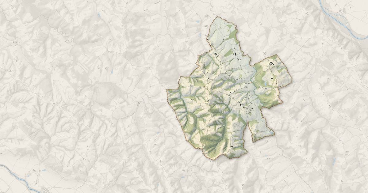 Portrait cartographique de Sauvelade : relief, eau, forêts, bâti et voies, calculés à partir des données de l'IGN