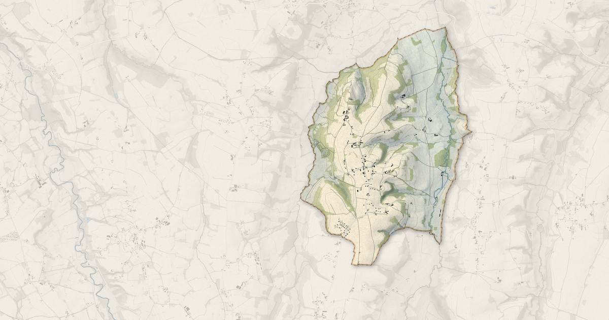 Portrait cartographique de Sedze-Maubecq : relief, eau, forêts, bâti et voies, calculés à partir des données de l'IGN