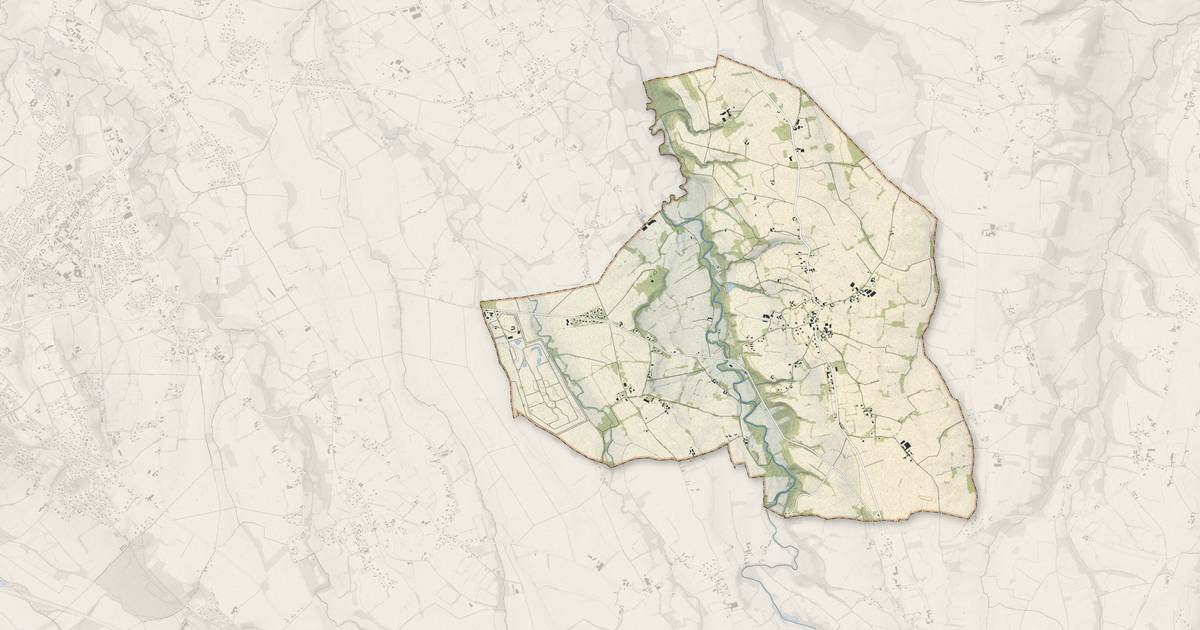 Portrait cartographique de Sedzère : relief, eau, forêts, bâti et voies, calculés à partir des données de l'IGN