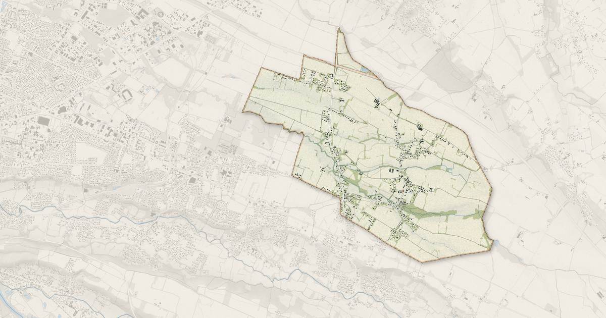 Portrait cartographique de Sendets : relief, eau, forêts, bâti et voies, calculés à partir des données de l'IGN