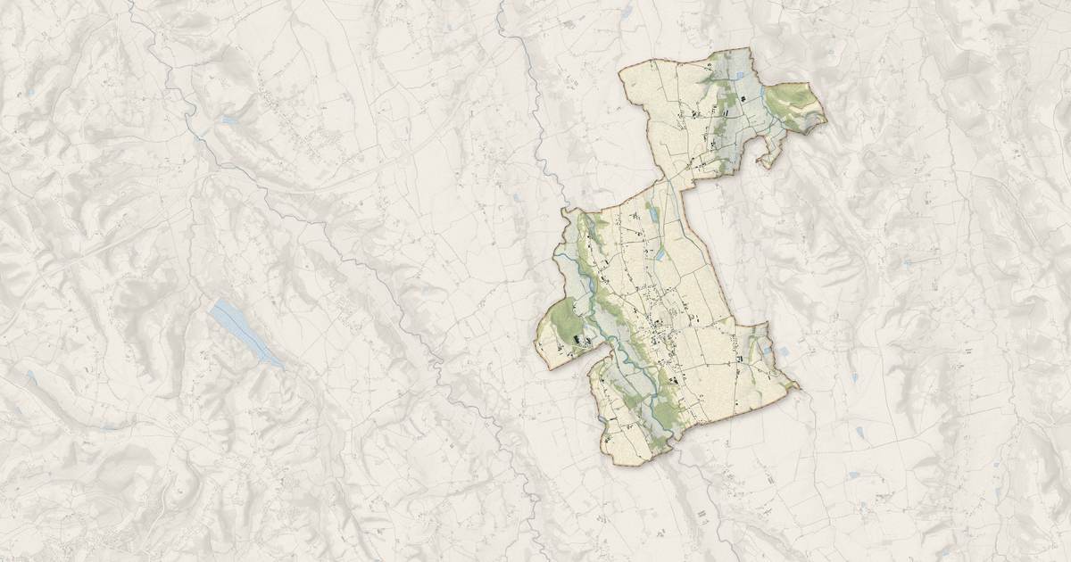 Portrait cartographique de Sévignacq : relief, eau, forêts, bâti et voies, calculés à partir des données de l'IGN