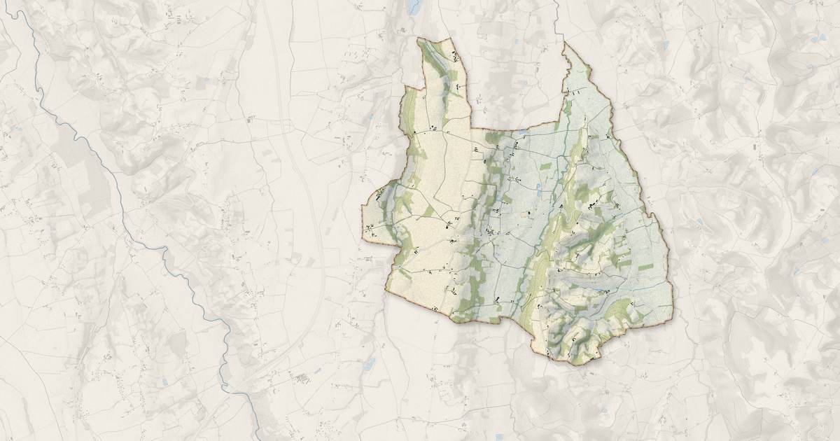 Portrait cartographique de Taron-Sadirac-Viellenave : relief, eau, forêts, bâti et voies, calculés à partir des données de l'IGN