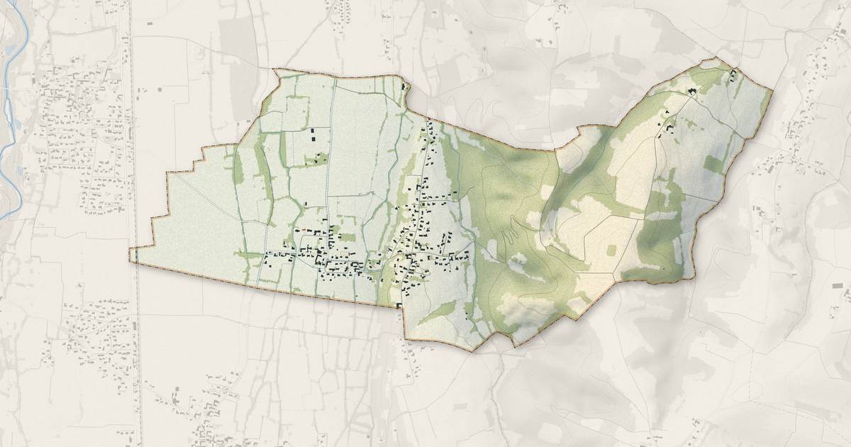 Portrait cartographique de Allier : relief, eau, forêts, bâti et voies, calculés à partir des données de l'IGN