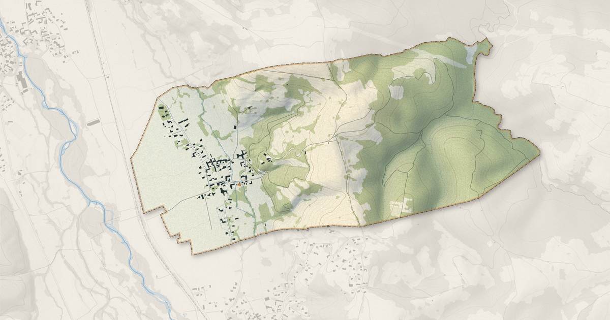 Portrait cartographique de Antist : relief, eau, forêts, bâti et voies, calculés à partir des données de l'IGN