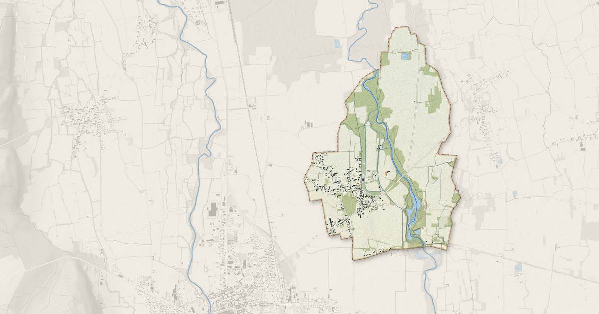 Portrait cartographique de Artagnan : relief, eau, forêts, bâti et voies, calculés à partir des données de l'IGN