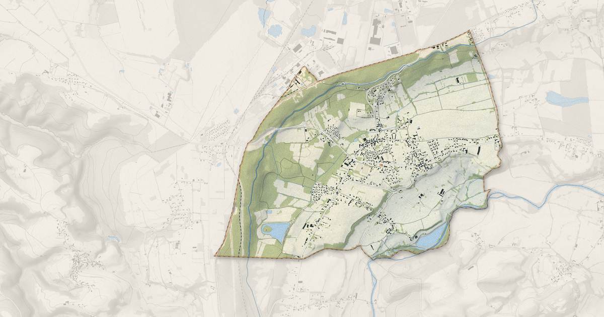 Portrait cartographique de La Barthe-de-Neste : relief, eau, forêts, bâti et voies, calculés à partir des données de l'IGN