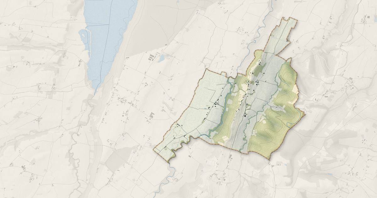 Portrait cartographique de Betpouy : relief, eau, forêts, bâti et voies, calculés à partir des données de l'IGN