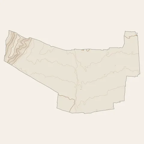 Bordères-sur-l'Échez : courbes de niveau