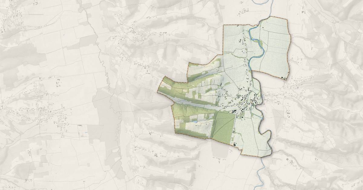 Portrait cartographique de Cabanac : relief, eau, forêts, bâti et voies, calculés à partir des données de l'IGN