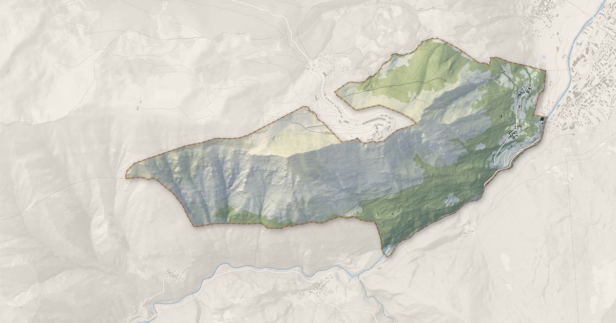 Portrait cartographique de Cadeilhan-Trachère : relief, eau, forêts, bâti et voies, calculés à partir des données de l'IGN