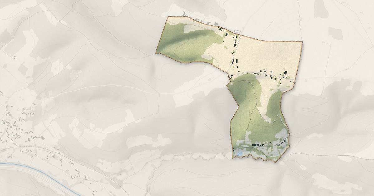 Portrait cartographique de Castéra-Lanusse : relief, eau, forêts, bâti et voies, calculés à partir des données de l'IGN