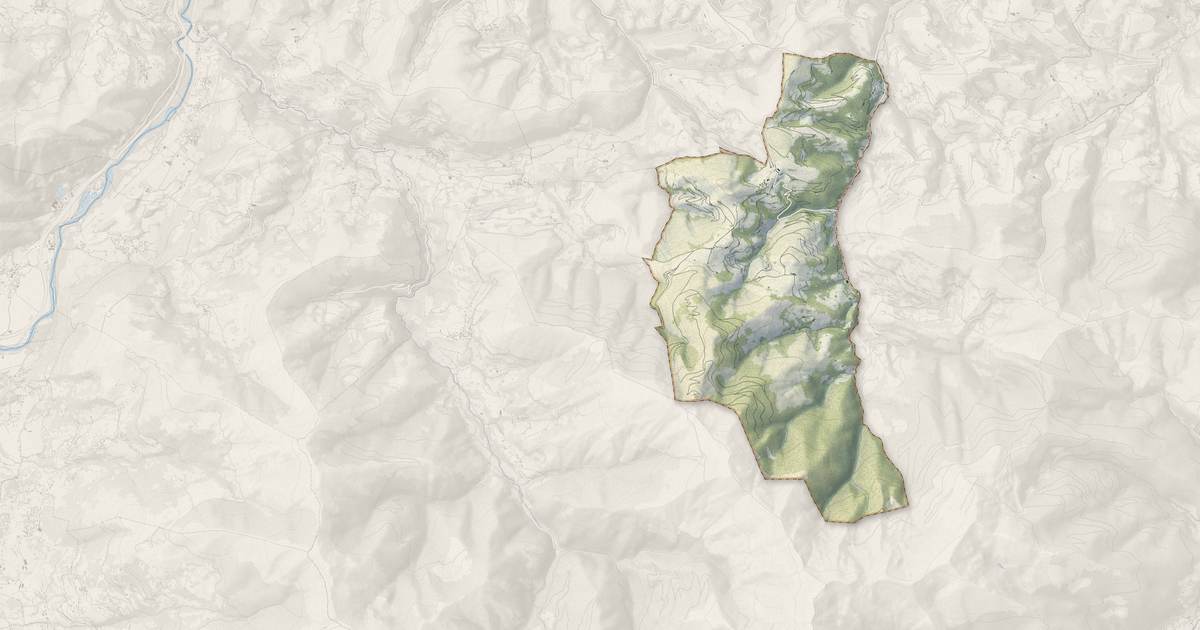Portrait cartographique de Germs-sur-l'Oussouet : relief, eau, forêts, bâti et voies, calculés à partir des données de l'IGN