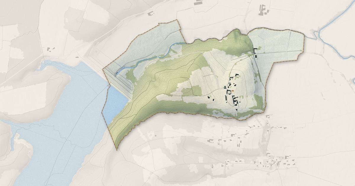 Portrait cartographique de Gonez : relief, eau, forêts, bâti et voies, calculés à partir des données de l'IGN