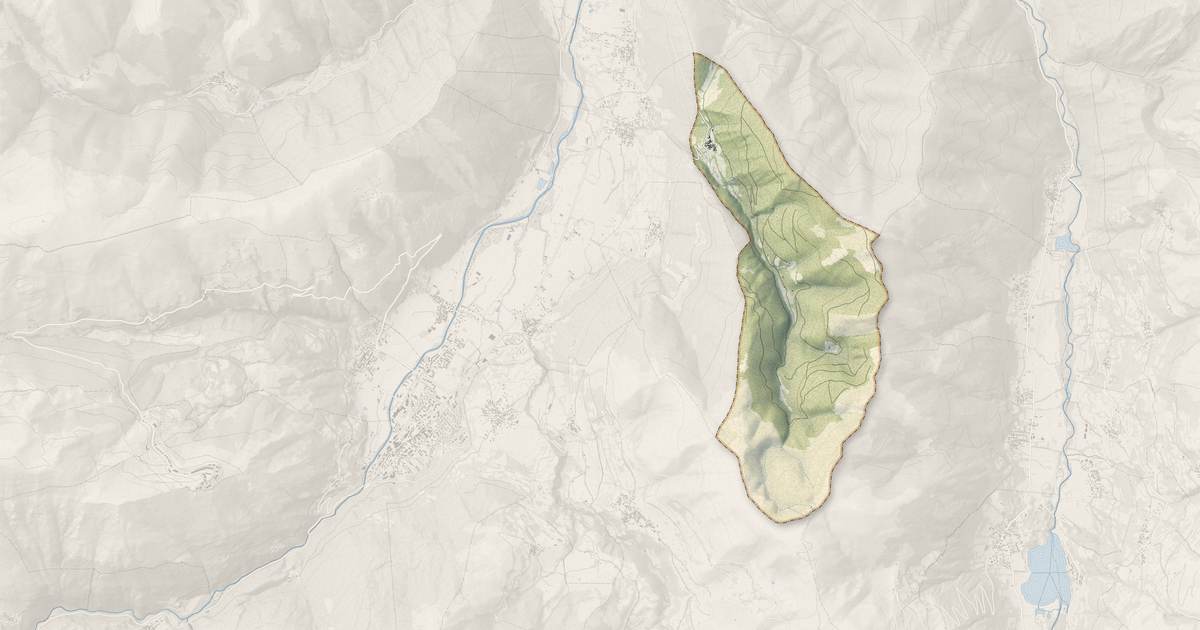 Portrait cartographique de Grailhen : relief, eau, forêts, bâti et voies, calculés à partir des données de l'IGN