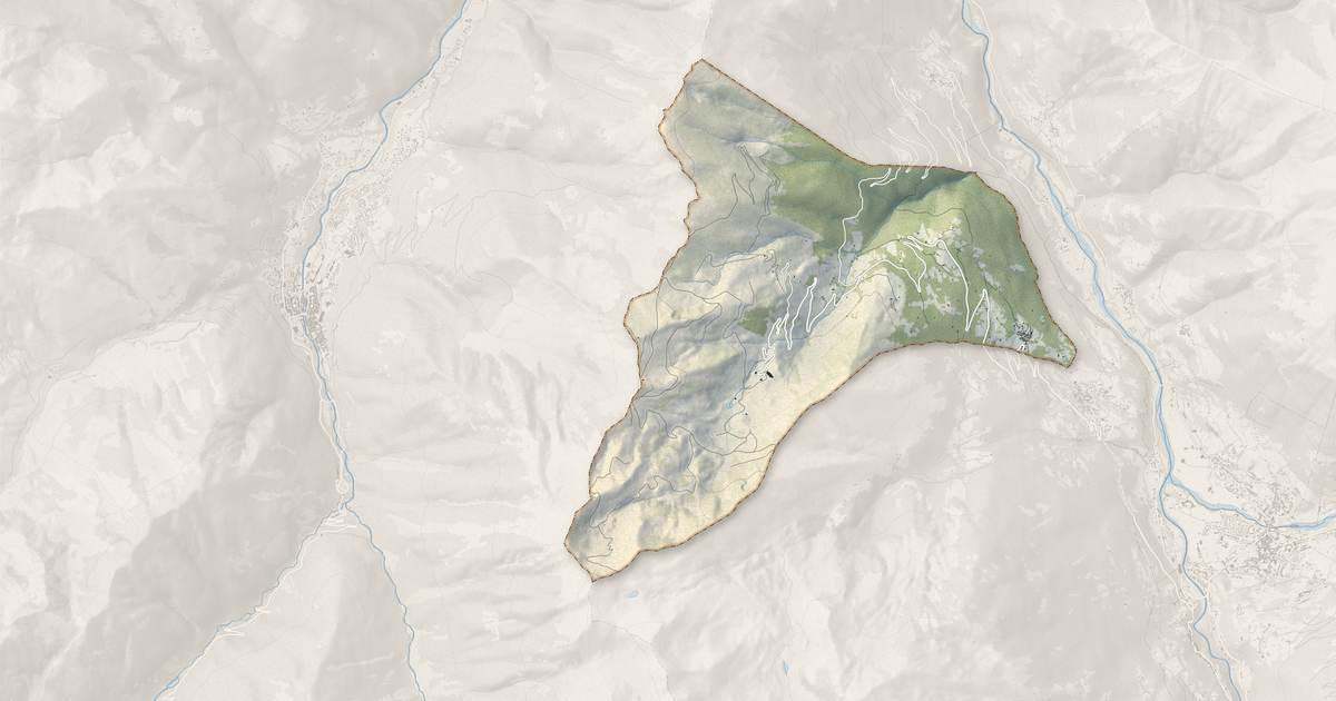 Portrait cartographique de Grust : relief, eau, forêts, bâti et voies, calculés à partir des données de l'IGN