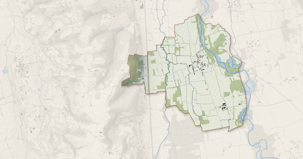 Portrait cartographique de Hères : relief, eau, forêts, bâti et voies, calculés à partir des données de l'IGN