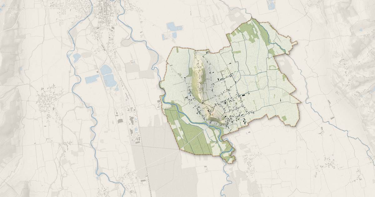 Portrait cartographique de Lafitole : relief, eau, forêts, bâti et voies, calculés à partir des données de l'IGN
