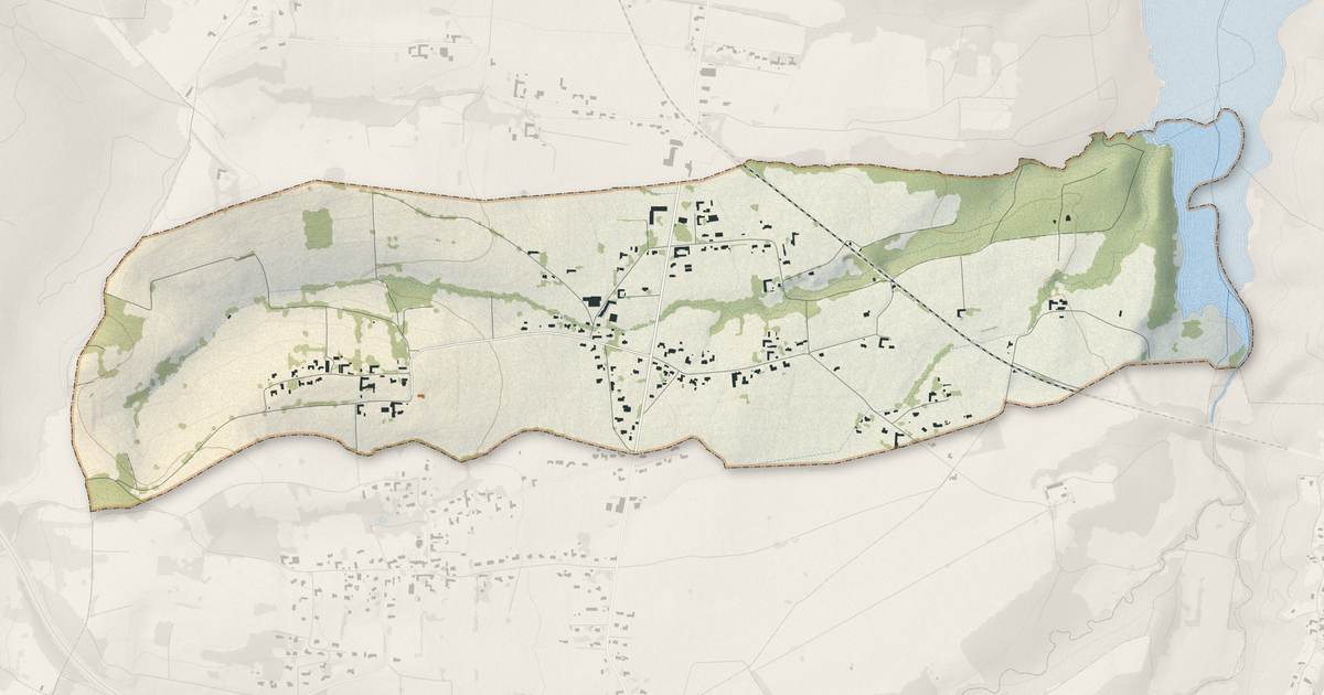 Portrait cartographique de Lespouey : relief, eau, forêts, bâti et voies, calculés à partir des données de l'IGN