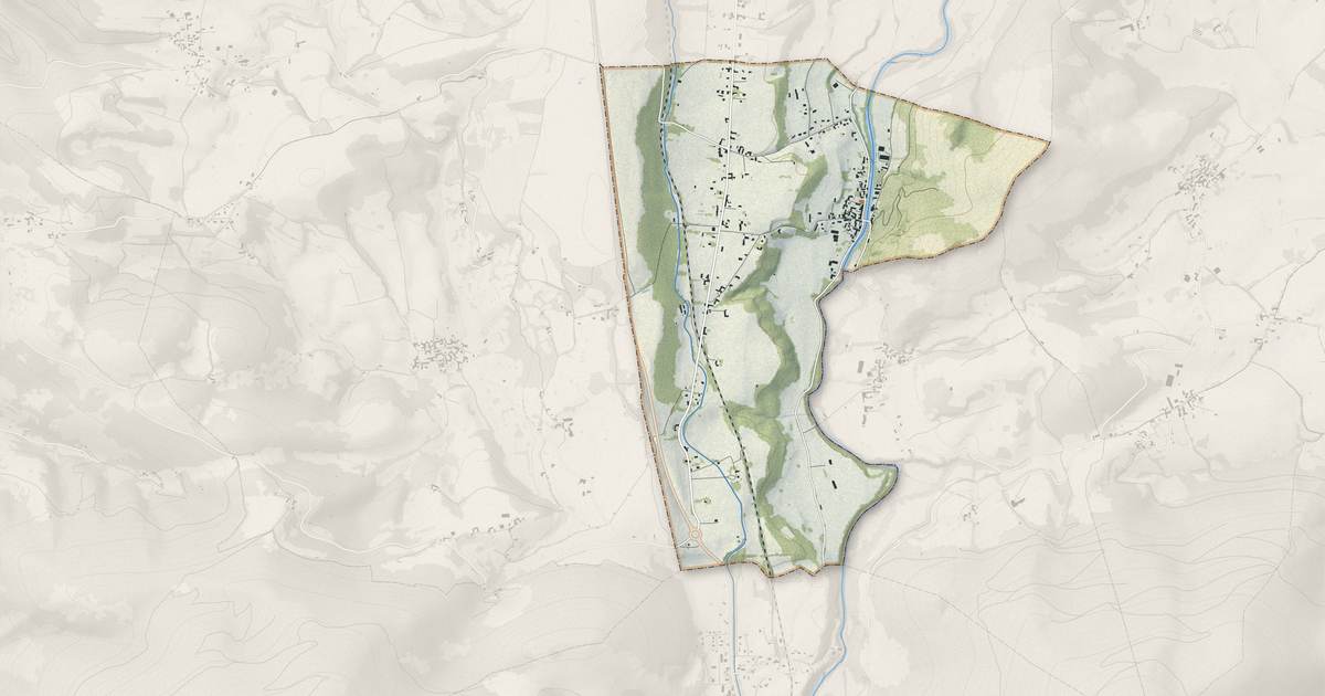 Portrait cartographique de Lortet : relief, eau, forêts, bâti et voies, calculés à partir des données de l'IGN