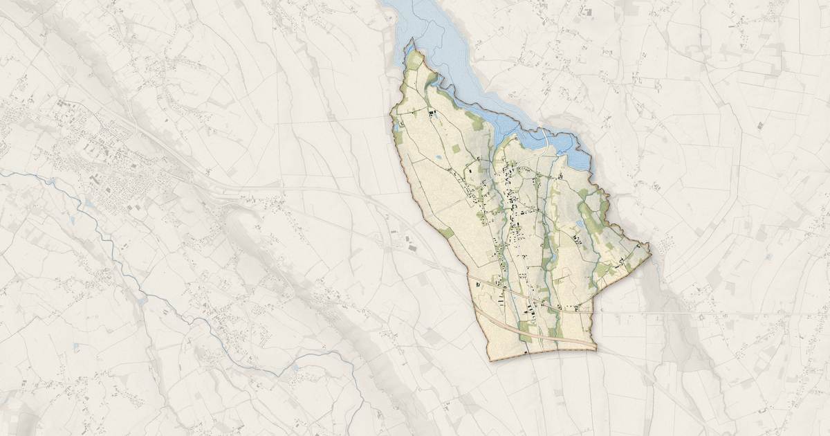 Portrait cartographique de Luquet : relief, eau, forêts, bâti et voies, calculés à partir des données de l'IGN