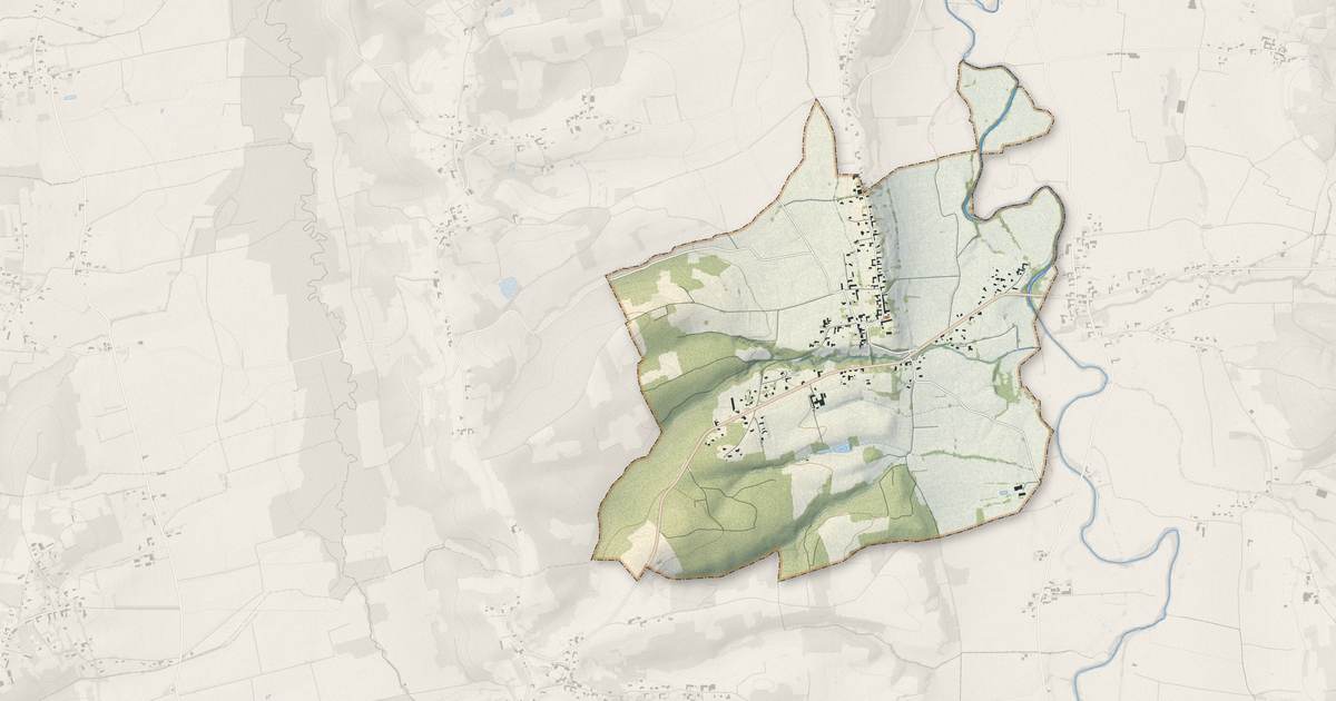 Portrait cartographique de Marseillan : relief, eau, forêts, bâti et voies, calculés à partir des données de l'IGN
