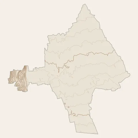 Maubourguet : courbes de niveau