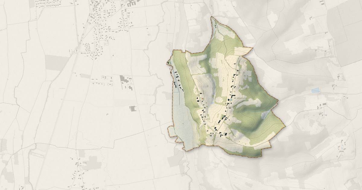 Portrait cartographique de Mingot : relief, eau, forêts, bâti et voies, calculés à partir des données de l'IGN