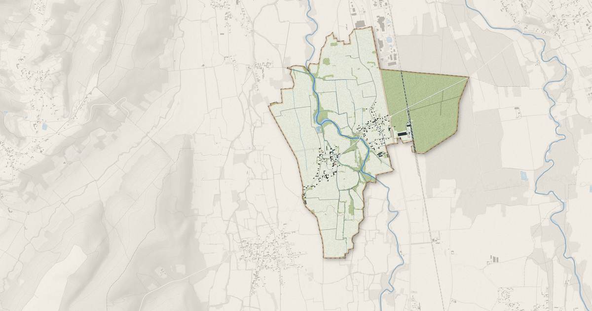 Portrait cartographique de Nouilhan : relief, eau, forêts, bâti et voies, calculés à partir des données de l'IGN