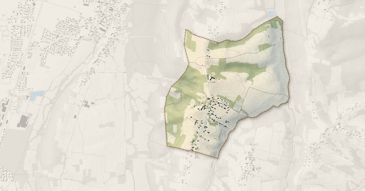 Portrait cartographique de Oléac-Debat : relief, eau, forêts, bâti et voies, calculés à partir des données de l'IGN