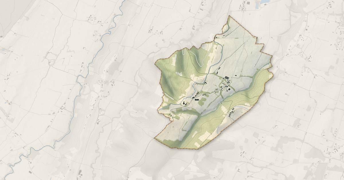 Portrait cartographique de Organ : relief, eau, forêts, bâti et voies, calculés à partir des données de l'IGN
