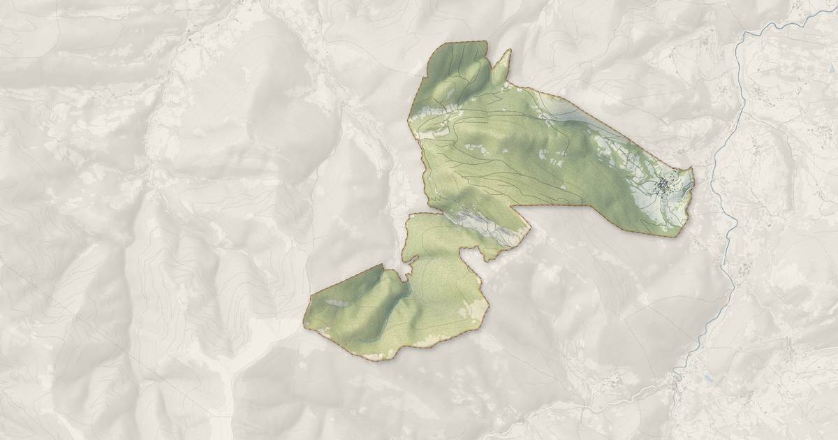 Portrait cartographique de Sacoué : relief, eau, forêts, bâti et voies, calculés à partir des données de l'IGN
