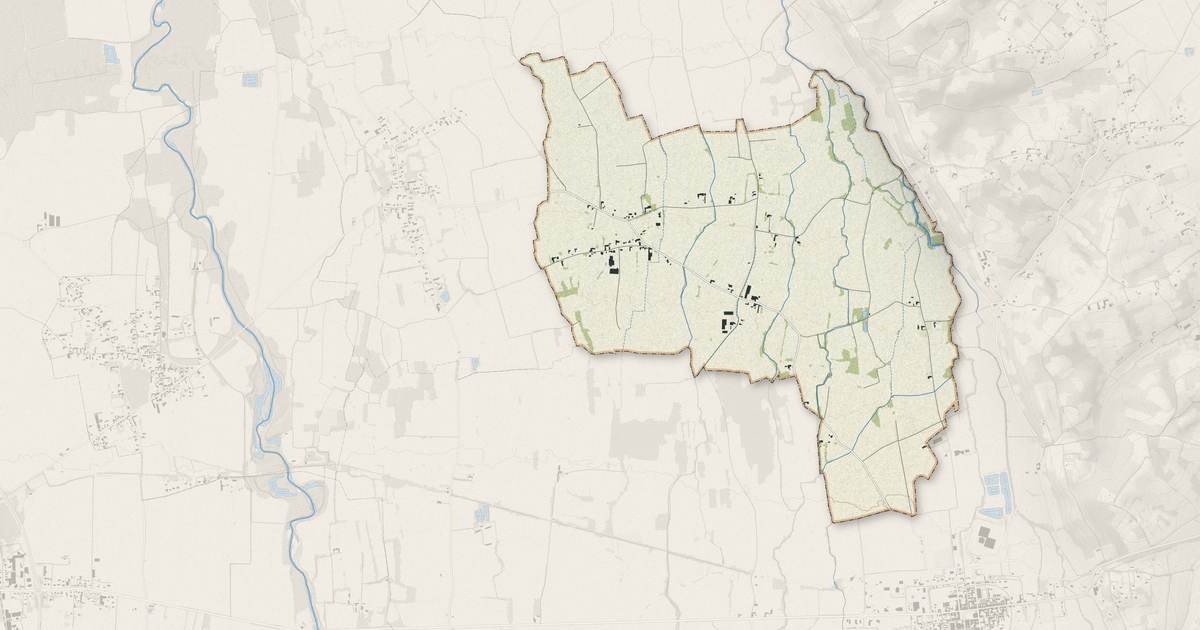 Portrait cartographique de Ségalas : relief, eau, forêts, bâti et voies, calculés à partir des données de l'IGN