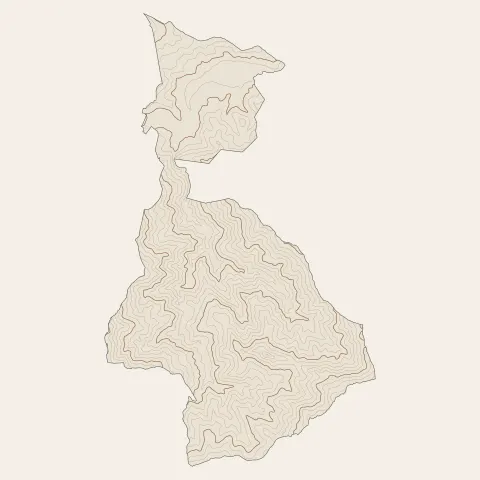 Amélie-les-Bains-Palalda : courbes de niveau