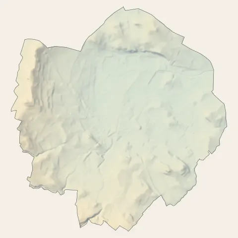 Bages : relief