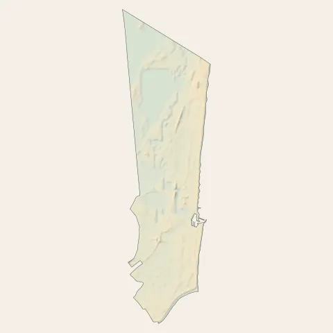 Le Barcarès : relief