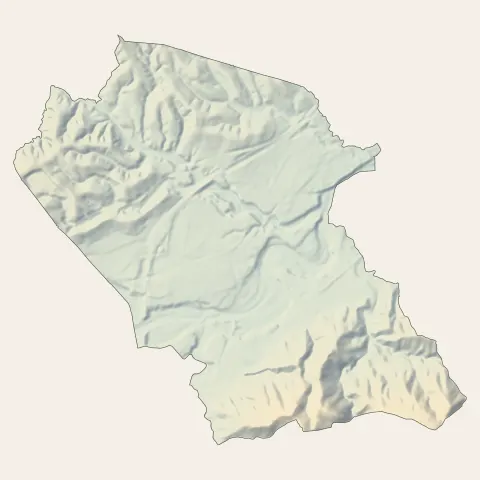 Le Boulou : relief
