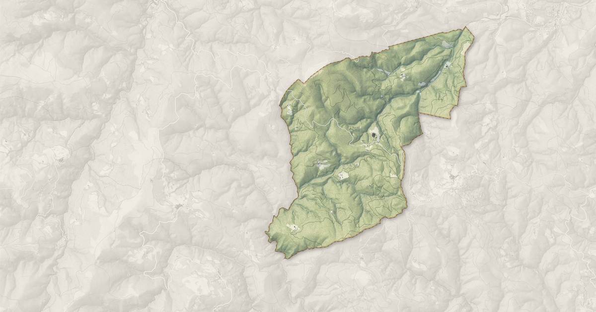 Portrait cartographique de Calmeilles : relief, eau, forêts, bâti et voies, calculés à partir des données de l'IGN