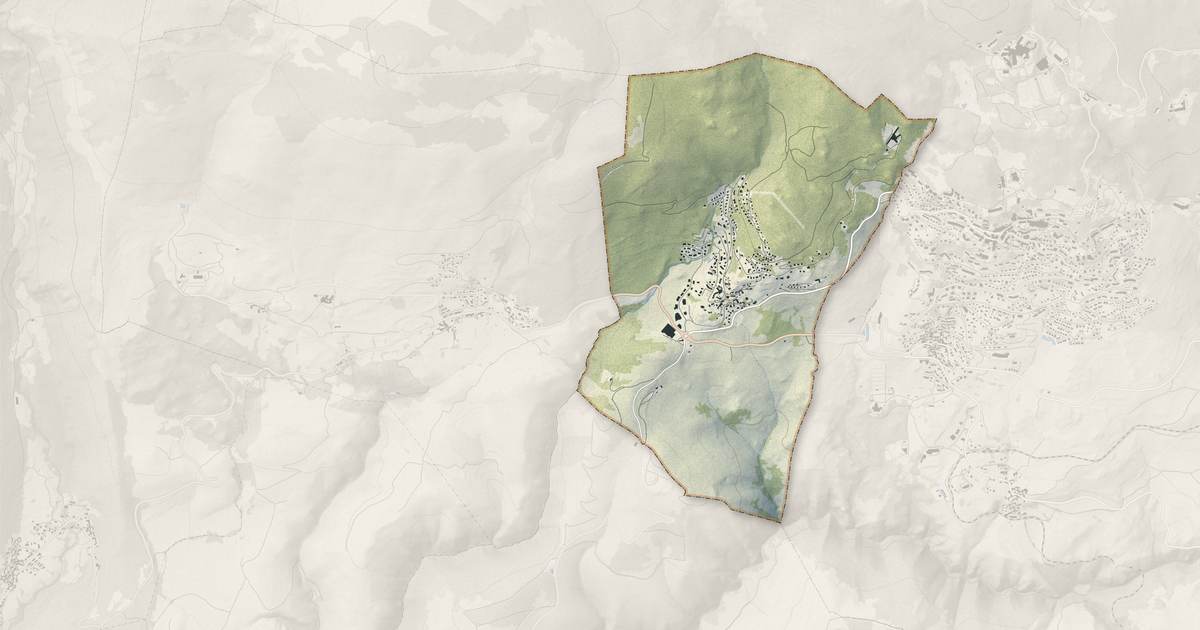 Portrait cartographique de Égat : relief, eau, forêts, bâti et voies, calculés à partir des données de l'IGN