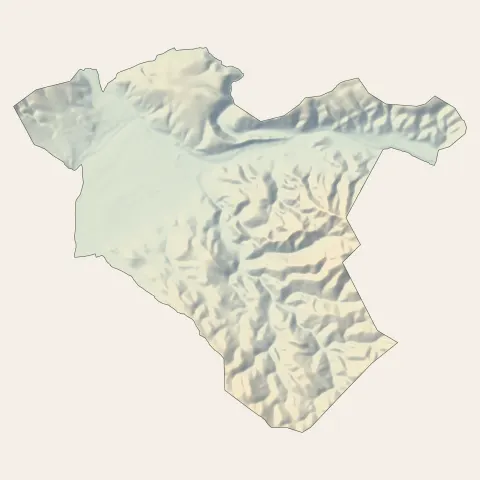 Estagel : relief