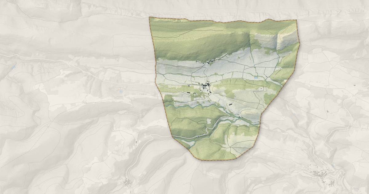 Portrait cartographique de Fosse : relief, eau, forêts, bâti et voies, calculés à partir des données de l'IGN