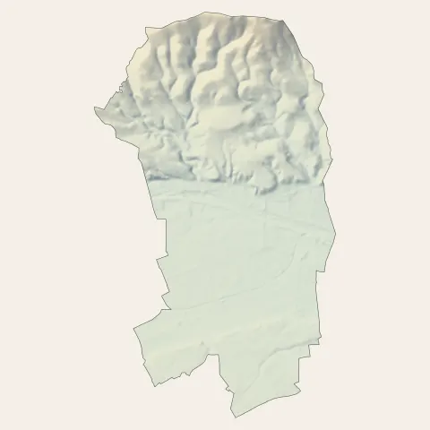 Millas : relief