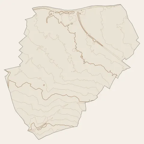 Palau-del-Vidre : courbes de niveau