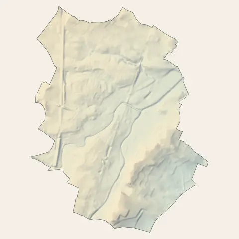Pollestres : relief