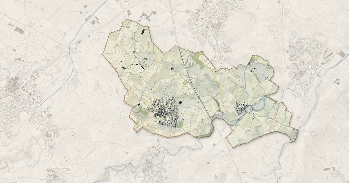 Portrait cartographique de Ponteilla : relief, eau, forêts, bâti et voies, calculés à partir des données de l'IGN