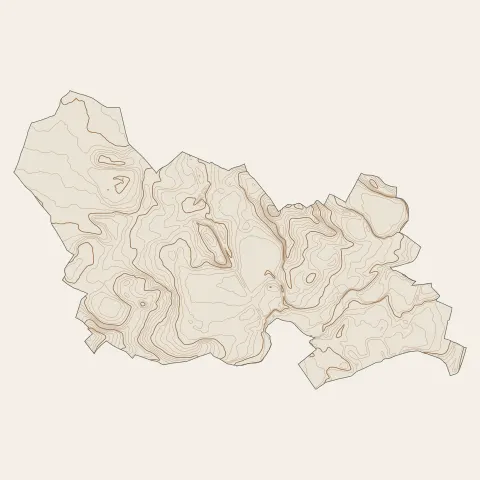 Ponteilla : courbes de niveau